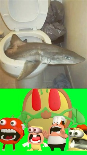 pizza tower scream meme (fish) #shorts