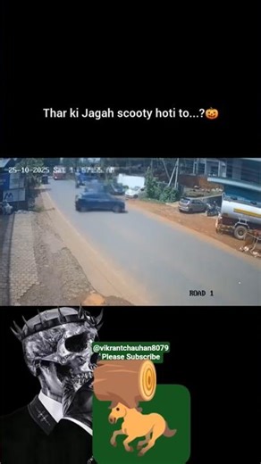 Unexpected reverse on a busy road 😐 Luckily No one hurt ...#shorts