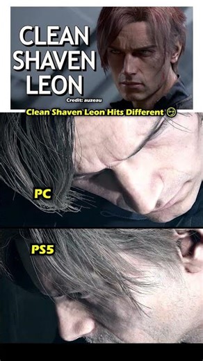 Clean Shaven Leon Hits Different 😏 RE9