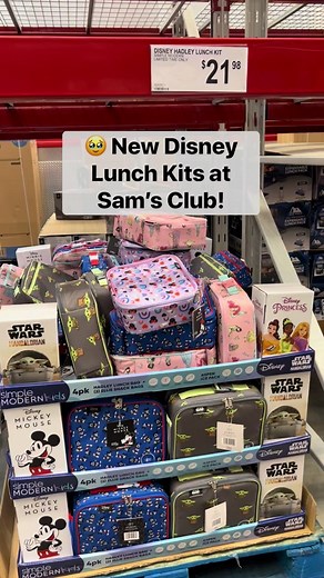🥹 New Disney Lunch Kits from Simple Modern! Pick from four and each kit comes with the tote, snack bags, and an ice pack! Perfect for the new school year. Only $21.98! #samsclub #simplemodern #backtoschoolshopping