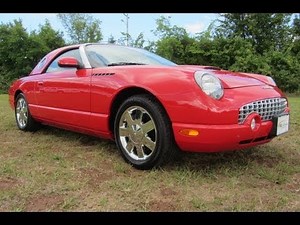 SOLD.2002 FORD THUNDERBIRD CONVERTIBLE REMOVABLE TOP ONLY 2700 MILES AT FORD OF MURFREESBORO