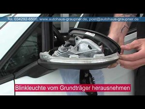 Einbau Dynamischer Blinker Dyna Blink am VW Golf 7