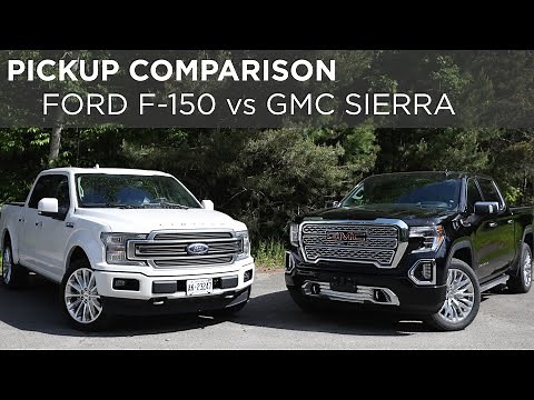 2019 Ford F-150 Limited vs. 2019 GMC Sierra Denali | Pickup Comparison | Driving.ca