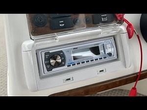 Installed A Pyle Bluetooth Radio & Pyle 6.5” Marine Speakers On My 2010 Bentley 240 Cruise Pontoon.