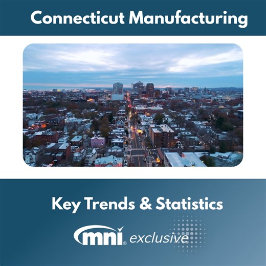 The state of Connecticut boasts a diverse manufacturing sector, making everything from high-tech aeronautics equipment and medical devices to semiconductor components and pharmaceuticals. With its highly educated workforce and focus on advanced manufacturing, Connecticut remains a top destination for high-tech and innovative enterprises. For exclusive facts and trends gathered from our survey of Connecticut's 4,000 manufacturing companies, don't miss our exclusive overview of the state's industr