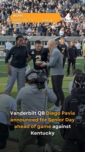 133K views · 1.6K reactions | This is likely the final home game for dozens of seniors, including QB Diego Pavia. In his two years in Nashville, he has helped transform the Commodores into a nationally competitive program. ➡️ https://tinyurl.com/ytpa9rz3 | WSMV 4, Nashville | Facebook