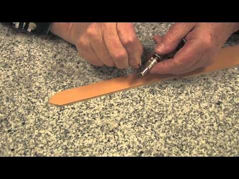 Pro Stitching Groover Leather Tutorial