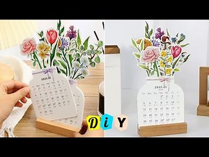 DIY 6 calendar making ideas ~ How to make calendar