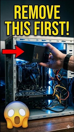 How To Remove SMPS From PC Safely ⚡ Desktop Power Supply Remove Guide