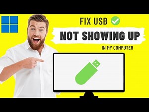 How to Fix USB drive Not Showing up Windows 11 / 10
