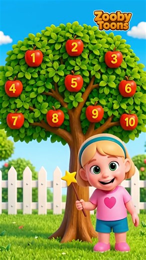 Let's Count Apples 1 to 10 with Ellie 🍎🔢 | Learn Numbers & Counting for Kids