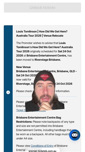 Louis Tomlinson Aus tour venues downgraded! #tour #triplej #austour #louistomlinson