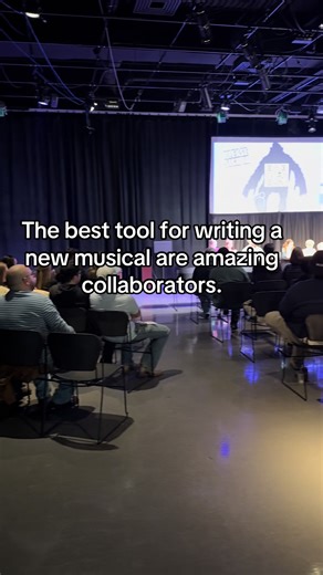 The best software is great. An inspiration board is great. But having people to bounce ideas off of and having people that are smarter than you that can elevate an idea into something new is the best tool you could possibly have for writing a new musical! I knew there are plenty of people that are solo when writing and that’s totally fine. The world needs geniuses, but I also think it’s wise to recognize it. It’s OK for others to be better at certain aspects than you. For example, when directing