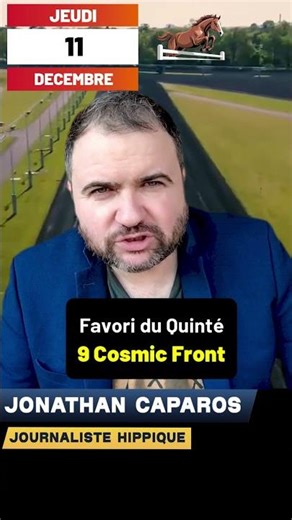 Introducing the favorite for the Quinté race on Thursday, December 11, 2025 #pmu #horseracing #turf