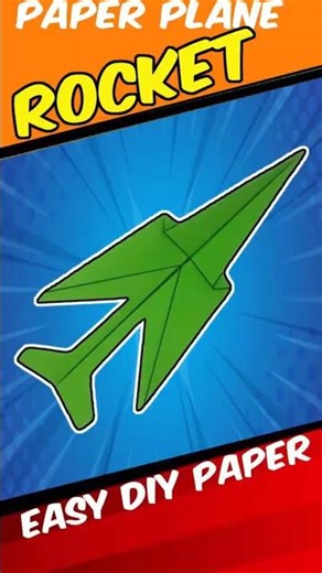 how to make paper rocket easy - easy paper rocket making video