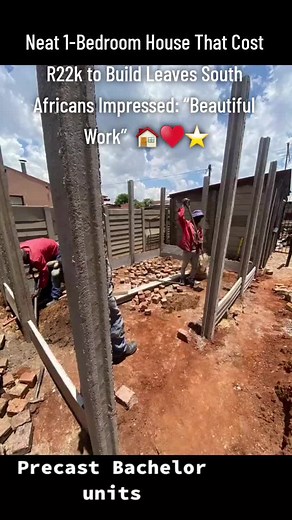 Neat 1-Bedroom House That Cost R22k to Build - Impressive Design Revealed