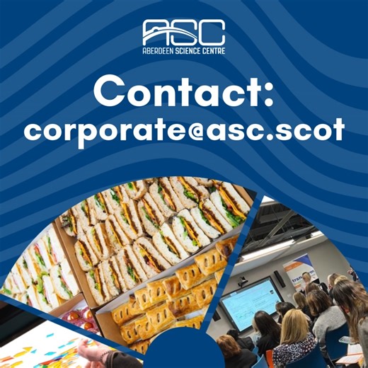 ✨ Looking for a unique venue for your next event? Host it at Aberdeen Science Centre — one of the city’s most inspiring and versatile spaces for corporate gatherings, social occasions, and private events! Every booking helps support our STEM charity mission, inspiring the next generation through hands-on science experiences across the North of Scotland. Discover more and book your next event today ⤵️ https://aberdeensciencecentre.org/venue-hire/ | Aberdeen Science Centre