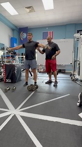 How to do a standing Dumbbell fly at NPTI Florida. Which muscles do standing flys work You ask? Your core is worked when you do flyes standing up. The most-worked muscles are the triceps, pectorals, and deltoids. #standingdumbbellfly #nptiflorida #nptitampa #veterans #fitness #education #trainer #personaltrainer #veterans #veteranowned #nationalpersonaltraininginstitute #navy #usa #gymtime #FAFSA | NPTI Orlando