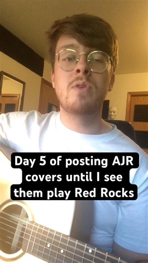 Day 5 of posting AJR covers until I see them play Red Rocks! #ajr #ajrbrothers ‪@ajr‬