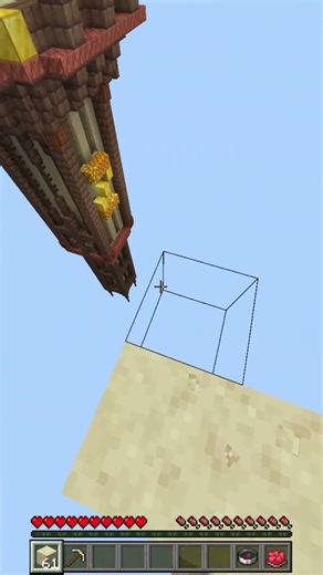 Diagonal bridging. #minecraft