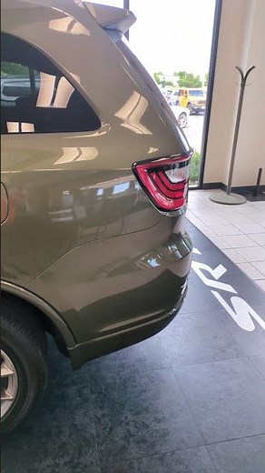 Green Machine! Is that a new color on the Dodge Durango?