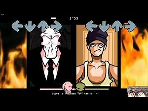 FNF Friday Night Trepidation Eminem Vs. Slenderman - Epicrapbattle (FC) (4k)