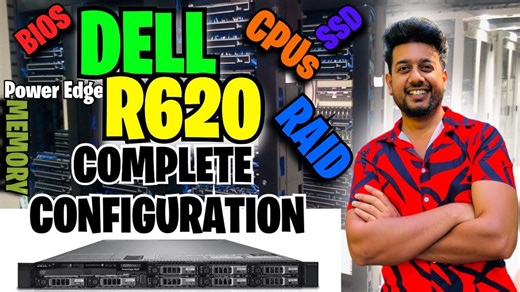 DELL PowerEdge r620 Complete configuration of RAID BIOS CPU MEMORY AND SSDS