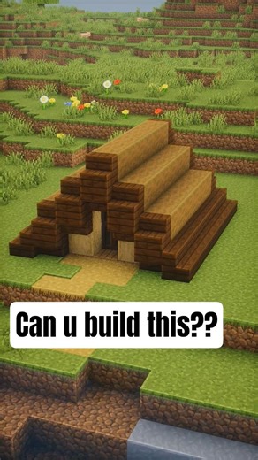 Minecraft Starter House Build Tutorial 🏠| Easy Survival Base Idea | #Minecraft