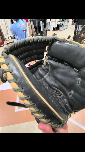 Quick web fix up on another catcher mitt. Common fix, back to winter workouts. #baseball #baseballtok #baseballszn #wilsonbaseball