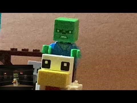 LEGO Minecraft Chicken Jockey Scene – Real-Life Stop Motion Remake from A Minecraft Movie