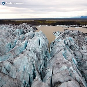 Svinafellsjokull is an outlet glacier of Vatnajokull, the largest ice cap in Europe 🤩 | Guide to Iceland