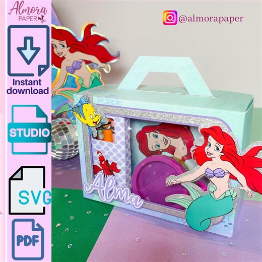 Activity Suitcase Box. Svg, Studio, PDF Template for Cricut and Cameo/coloring Suitcase for Kids/party Favor Activity for Kids - Etsy UK