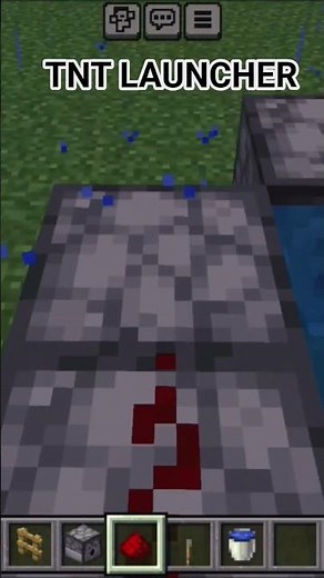 HOW TO MAKE TNT LAUNCHER IN MINECRAFT #MINECRAFT