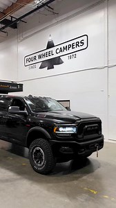 Black on Black Ram & Hawk Flatbed Camper ⚡️🏴‍☠️ This off-road beast is equipped with a front sway bar with electronic disconnect, front and rear lockers, and a factory winch. Plus, with Ram Articulink and best-in-class geometric angles, it’s built to conquer the toughest trails. Our customer went the extra mile, adding heavy-duty rear springs and airbags to boost the payload on this powerhouse. The Hawk Flatbed Camper, paired with a Norweld tray, is primed for every adventure you can dream of.W