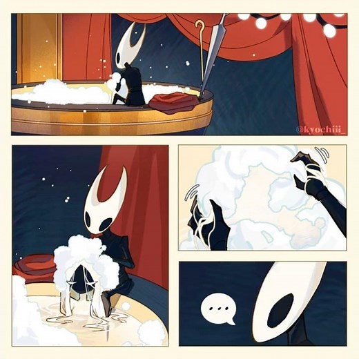 Hornet and Lace: The Bath Incident #shorts #hollowknight #silksong #hornet #lace #comics