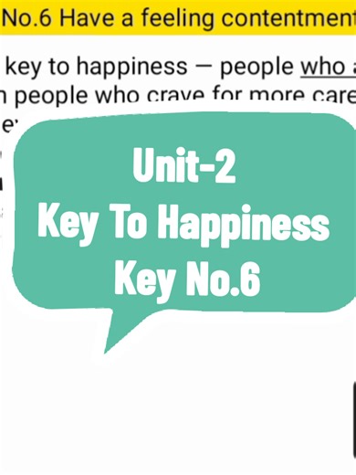 Key To Happiness #grade12english #unit2 #keytohappiness #readingcomprehension #readthepassage #2Areading #sentenceanalysis #englishforlearners