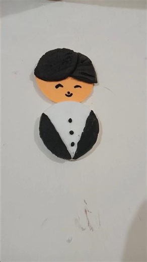 Diy man with clay👨‍💼#shorts#shortsvideo #diy #clayart #claycraft #music #art #drawing #painting