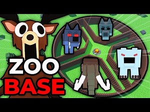 Who Can Build The BEST ZOO BASE In 99 Nights In The Forest?!