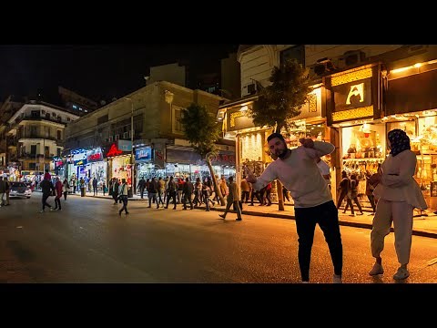 🔴 LIVE WALK | Cairo Egypt Night Walking Tour Through the streets of Zamalek to Tahrir Square