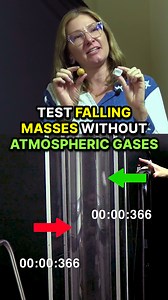 44K views · 681 reactions | Testing falling masses without atmospheric gases! #reelsvideo #reels #reelsfb #fyp #fypシ #tamu #teachers #teaching #fun #physics #science #foryou #education #learn #DrAllison #pressure #mass #air | Texas A&M Physics and Astronomy | Facebook