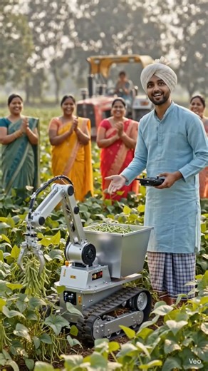 This Robot Picks Vegetables Faster Than Humans 😳 | इंसानों से तेज सब्जी तोड़ता है#RobotFarming