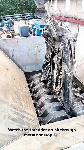 152K views · 1K reactions | Watch the powerful metal shredder in...