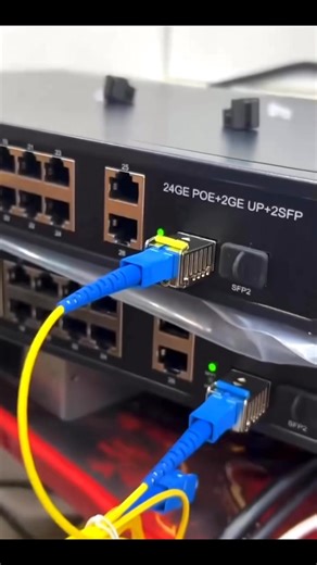 How do install 24G POE 2GE and UP 2SFP and Patch Cable | ROAD LIFE