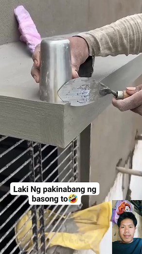 Baso lang pang design #construction #design #palitada #concretedesign #tips | Mark Macatangay Vlog