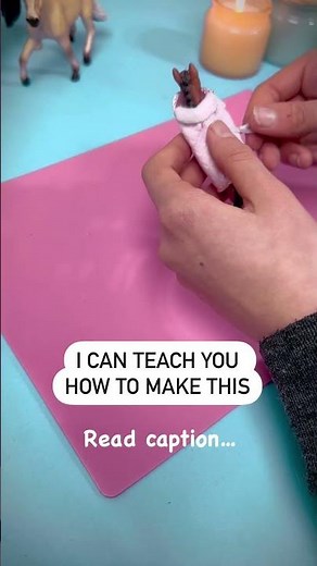 Make your own tack for Schleich and Breyer model horses #modelhorse #breyerhorses #schleichhorse