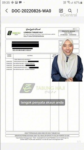 Cara Semak Penyata Tabung Haji Online THiJARI #tabunghaji