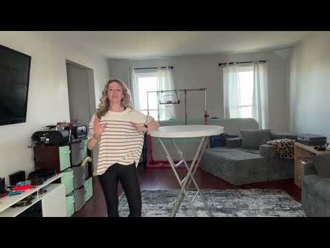 Unboxing + Review: What Makes the 28” Round Folding Bar Table Stand Out X6564