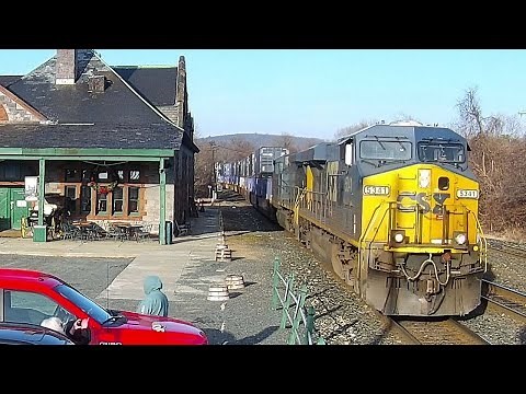Palmer, MA Railfan - One Day's Timelapse - 01/14/2021