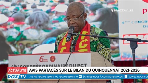 POLITIQUE / BILAN QUINQUENNAT 2021-2026 Le bilan de la mandature actuelle suscite des avis partagés au sein de la société congolaise. Les partisans du pouvoir soulignent des avancées notables, notamment dans la sécurité avec l'opération de lutte contre le banditisme urbain "kuluna", ainsi que la modernisation des infrastructures sanitaires et scolaires. À l'opposé, des acteurs politiques et des représentants de la société civile dénoncent une précarité croissante. Ils pointent du doigt les grève
