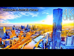 Melbourne Australia in 4K UHD Drone